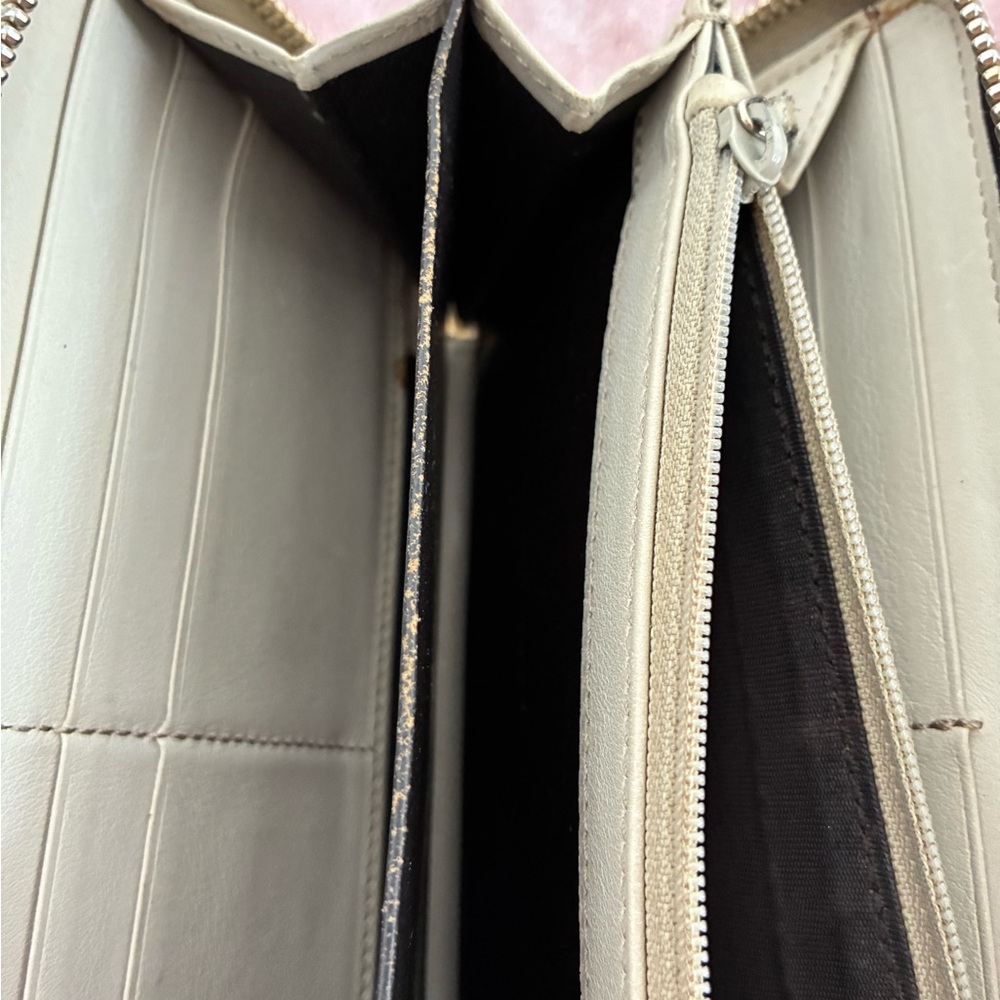 Gucci Beige and Brown GG Canvas Women’s Wallet Vintage - Picture 9 of 12